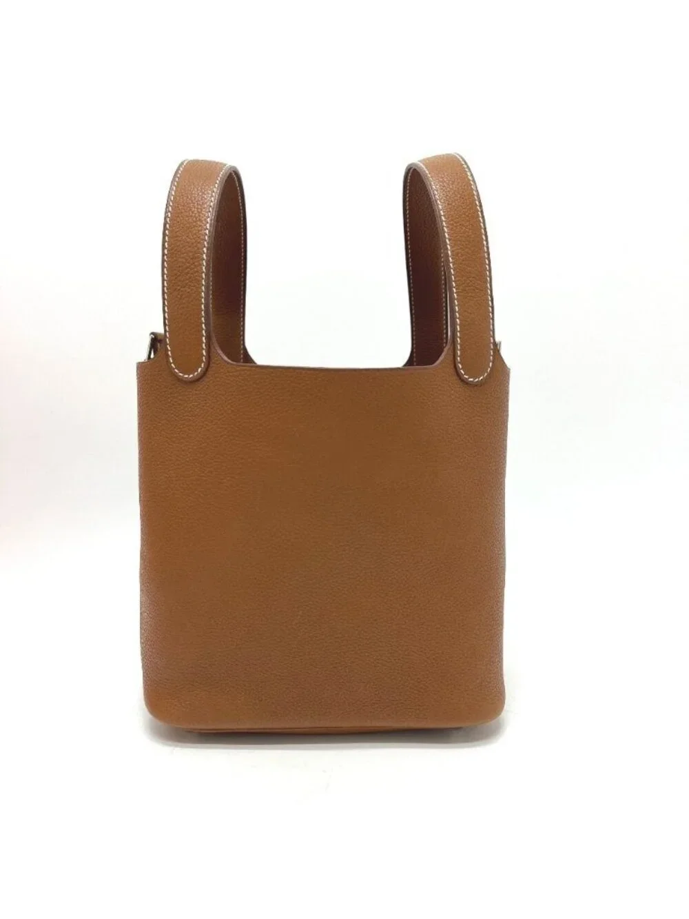 Hermes Handbag Picotin Lock PM Barenia Fauve